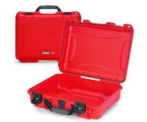 Nanuk 910 - Carcasa rígida Impermeable vacía, Color Rojo