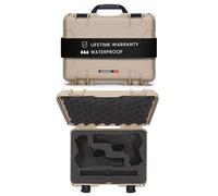 NANUK 910 Impermeable 2UP Classic Pistola Carcasa rígida - 910-CLASG0, Medium, Bronceado