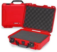 NANUK 910 - Maleta Protectora estanca de Resina NK-7 con Interior de Espuma Personalizable (36,3 x 28,2 x 11,9 cm) (Rojo)