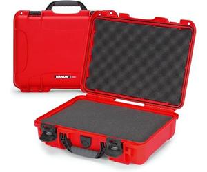 NANUK 910 - Maleta Protectora estanca de Resina NK-7 con Interior de Espuma Personalizable (36,3 x 28,2 x 11,9 cm) (Rojo)