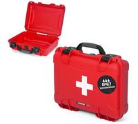 NANUK 910 First Aid - Estuche rígido Impermeable vacío, Color Rojo