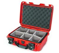 Nanuk 915 - Carcasa rígida Impermeable con separadores Acolchados, Color Rojo
