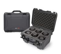 NANUK 918 - Maleta Protectora estanca para Objetivos de cámara con separadores de Espuma para 6 Objetivos, Resistente a los Golpes (43 cm x 33 cm x 24 cm) (Grafito)