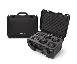NANUK 918 - Maleta Protectora estanca para Objetivos de cámara con separadores de Espuma para 6 Objetivos, Resistente a los Golpes (43 cm x 33 cm x 24 cm) (Negro)