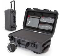 Nanuk 935 Estuche rígido Impermeable con Ruedas, Espuma en Cubos y Organizador de Tapa - Grafito