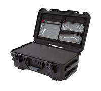 Nanuk 935 Estuche rígido Impermeable, Resistente a los Impactos, asa retráctil y Orificios metálicos Reforzados para candado, con Organizador de Tapa e Inserto de Espuma, Color Negro