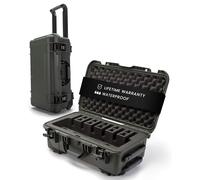 Nanuk 935 - Funda Impermeable para Pistola con Inserto de Espuma para 6UP con Ruedas - 935-6UP6, Medium, Verde Oliva