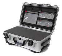 Nanuk 935 Funda rígida Impermeable con Ruedas, Espuma en Cubos y Organizador de Tapa, Color Plateado