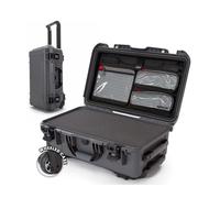 Nanuk 935 Estuche rígido Impermeable con Ruedas, Espuma en Cubos y Organizador de Tapa - Grafito