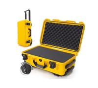 Nanuk 935 - Funda rígida Impermeable con Ruedas y Espuma en Cubos, Color Amarillo