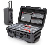 Nanuk 935 Pro Photo Kit - Estuche rígido Impermeable con Organizador de Tapa y Divisor Acolchado y Ruedas, Grafito