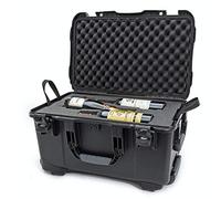 NANUK 938 - Funda Protectora para 6 Botellas de Vino con Ruedas y Mango Extensible, Aprobado por TSA - Negro