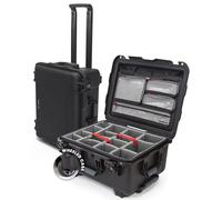 NANUK 950 Pro Photo Kit - Maleta rígida estanca para cámara fotográfica, con separadores Acolchados y Ruedas (57,9 × 46,5 × 29,7 cm) - A Prueba de Polvo y Resistente a los Golpes (Negro)