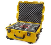 Nanuk 955 Funda rígida Impermeable con Ruedas y Divisor Acolchado - Amarillo