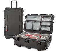 NANUK 962 Pro Photo Kit - Estuche rígido Impermeable para cámara de Viaje Grande con Ruedas, separadores Acolchados y Mango retráctil, 31 x 20 x 11 Pulgadas, Resistente a los Impactos, al Polvo,
