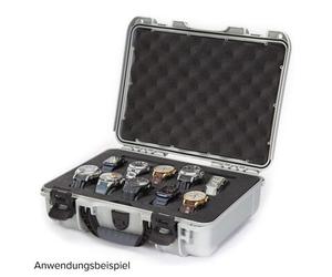 Nanuk Estuche 910 con espuma para 10 relojes plata