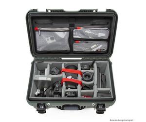 Nanuk Estuche 935 con tapa, original / separador - Pro Photo Kit Oliva