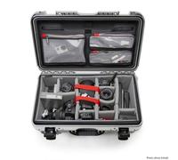 Nanuk Estuche 935 con tapa, original / separador - Pro Photo Kit plata
