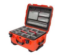 Nanuk Estuche 950 con tapa original - con tabique - Pro Photo Kit naranja