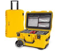 Nanuk Estuche rígido impermeable 950 con tapa organizadora y divisor acolchado, amarillo (modelo: 950-6004), Amarillo, Peso ligero