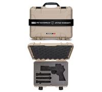 NANUK Estuche rígido para pistola 910 con inserto de espuma personalizado, IP67 impermeable y a prueba de aplastamientos, construcción resistente para máxima protección, fabricado en Canadá, color