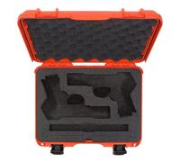 Nanuk Maletín 910 con espuma para pistola naranja