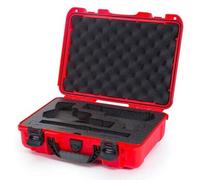 Nanuk Maletín 910 con espuma para pistola rojo