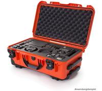 Nanuk Maletín 935 con espuma para 2 cuerpos DSLR naranja
