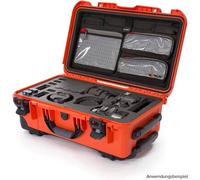 Nanuk Maletín 935 con tapa para 2 cuerpos DSLR naranja