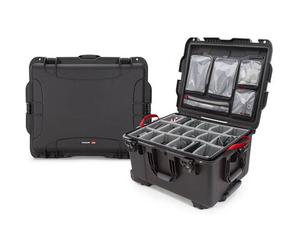 Nanuk Maletín 960 con tapa original - con partición - Pro Photo Kit negro
