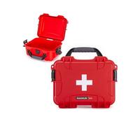 NANUK Maletín de Primeros Auxilios vacío: Ideal para organizar un botiquín de Primeros Auxilios, con certificación IP67, Resistente a los Golpes y al Polvo, y Flotante (904)