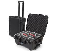 NANUK - Maletín rígido Impermeable Modelo 950 con Ruedas y Separador Acolchado, Color Negro