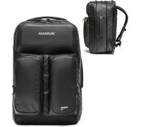 NANUK N-EDC - Mochila de viaje de 35 L, resistente al agua, para el trabajo, viajes y transporte diario, compacta y ampliable, lista para TSA, organización inteligente, color negro