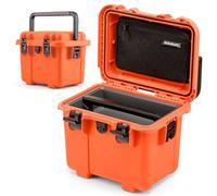 Nanuk Trail 10 - Maleta de Almacenamiento Impermeable para Camping, Pesca, Caza y Actividades al Aire Libre (32,8 × 24,6 × 26,2 cm) - Naranja