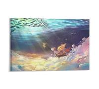 NANXIANG One Piece - Póster de anime Going Merry Póster de obras de arte geniales pintura arte de pared impresiones en lienzo para colgar cuadros de 08 x 12 pulgadas (20 x 30 cm)