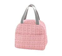 Nanxson Borsa per il pranzo,borse per il pranzo Tote riutilizzabile isolato Lunch Box per lavoro scuola viaggi all'aperto Picnic(6L,Rosa)