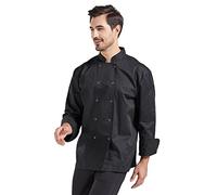 Nanxson Unisex Chaqueta de Chef para Hombre Mangas Largas Chaqueta de Chef Uniforme de Cocina CFM0065