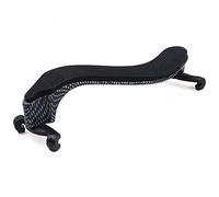 NANYI Reposabrazos para violín 4/4, plegable, ajustable, tamaño 3/4, violín niverse, partes de violín, fácil de usar, esponja de alta resistencia y patrón de rejilla de material de fibra de carbono