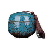 NANZU-Mini tarros Grandes de cerámica para Almacenamiento 50-500ML con Tapas Botes herméticos de cerámica para té y café latas de té Tradicionales de Porcelana