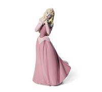 NAO Figura Aurora. Figurita Decorativa de la Princesa Aurora de Disney en Porcelana Brillo. Escultura Ornamental de la Bella Durmiente para Decoración