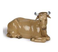 NAO Figura Buey. Belén de Navidad de Porcelana