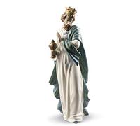 NAO Figura Rey Gaspar con Copa. Los Reyes Magos de Porcelana