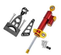 Naojino Amortiguador dirección Compatible con CB400 VTEC 1999-2012 2013 2014 2015 Control Estabilizador con Soporte De Montaje Dirección del Amortiguador De Motocicleta(NO.3)