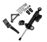 Naojino Amortiguador dirección Compatible con Ducati para Monster 696 796 795 Amortiguador Estabilizador De Dirección para Motocicleta Soporte Montaje Ajustable Accesorios Universales