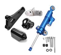 Naojino Amortiguador dirección Compatible con S1000RR 2014 2015 Amortiguador De Dirección De Motocicleta Estabilizador De Montaje Accesorios Universales Estabilizador Manillar Ajustable(Blue)