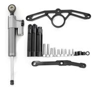 Naojino Amortiguador dirección Compatible con Yamaha para MT09 2023 2022 2021 Estabilizador Motocicleta Amortiguador De Dirección Soporte para Manillar Estabilizador Accesorios Universales(Gray)