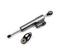 Naojino Amortiguador dirección Compatible con Yamaha para Xmax 300 para Xmax 2017 2018 2019 2020 2021 2022 2023 Amortiguador Estabilizador Dirección para Motocicleta Accesorios Universales(Gray)