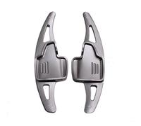 Naojino Compatible con Ford para Focus 2015 2016 2017 2018 2019 Par De Pegatinas Extensoras De Paletas De Cambio De Volante De Coche Accesorios De Aluminio para Coche Paleta de Cambio(Gray)