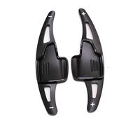 Naojino Compatible con Ford para Kuga 2016 2017 2018 2019 Accesorios para Automóvil Par De Pegatinas Extensoras De Paletas De Cambio De Volante De Automóvil Aluminio Paleta de Cambio(Black)