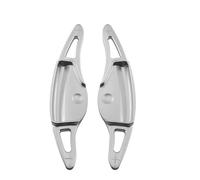 Naojino Compatible con Hyundai Santa Fe para HEV MX5 2023 2024 2025 Paletas De Cambio De Marchas para Coche Accesorios para Coche Decoración para Coche Paleta de Cambio(Silver)